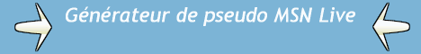 Créais ton propre pseudo MSN LIVE en couleur !!